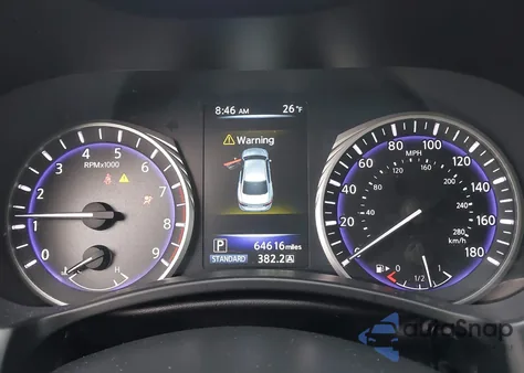 2017 Infiniti Q50 3.0T Premium/3.0T Signature Edition/3.0T Sport z USA, uszkodzony, nr VIN JN1EV7AR0HM838839